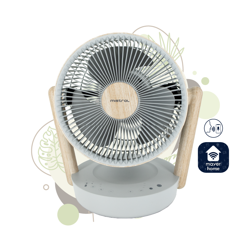 10” DC High Velocity Desk Fan With WIFI & Remote