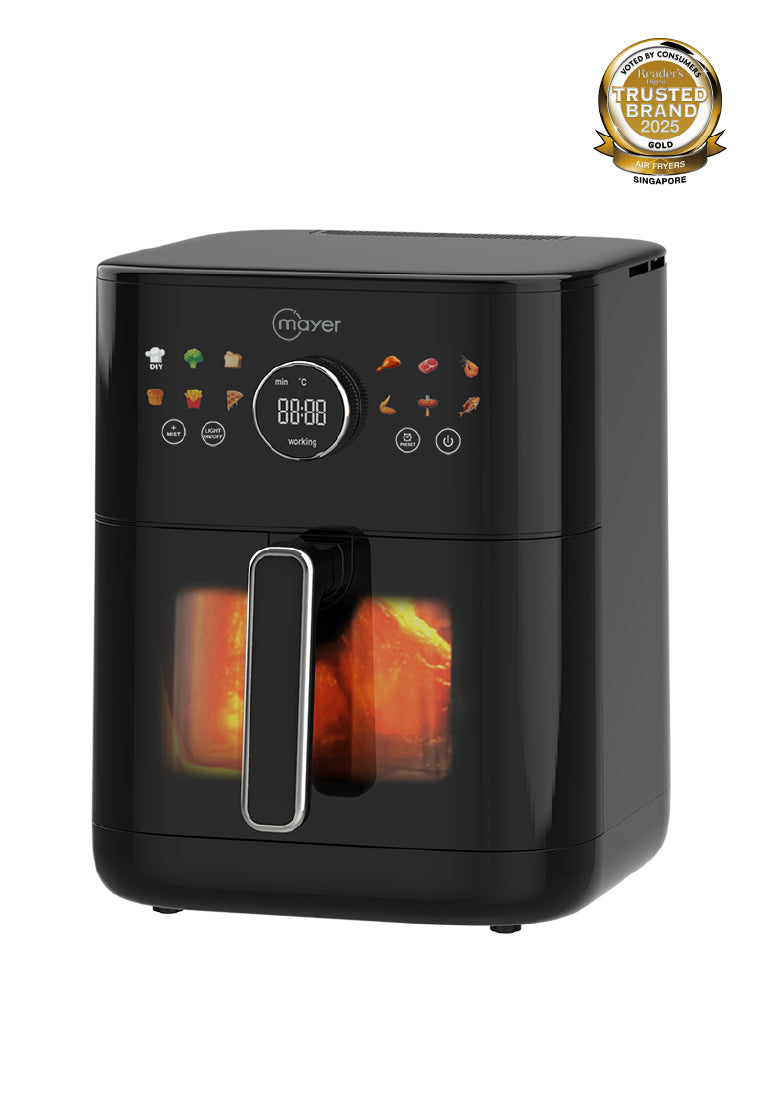 CrispPRO 6L Double Heating Air Fryer with Mist
