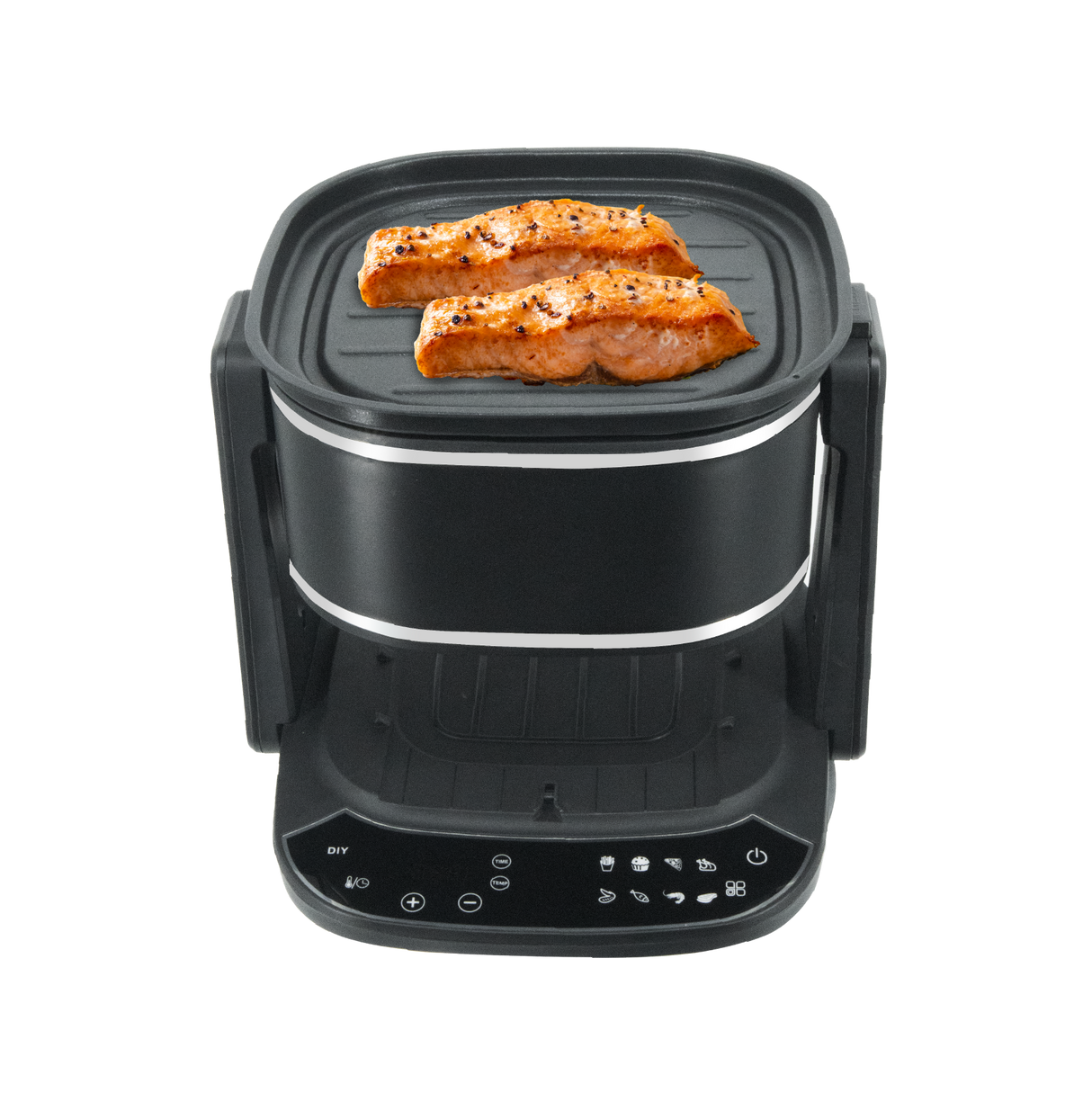 4.5L 3-in-1 Glass Air Fryer with Grill