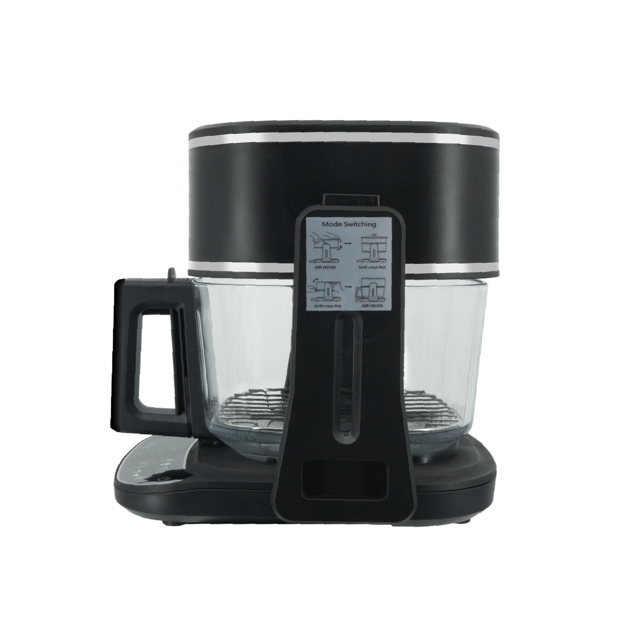 4.5L 3-in-1 Glass Air Fryer with Grill
