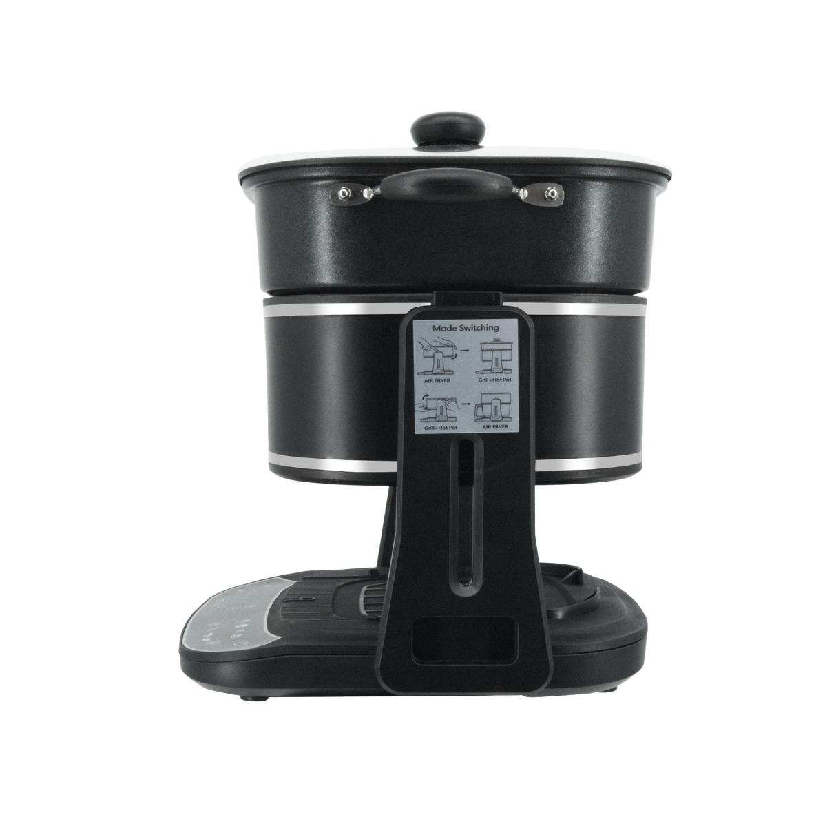 4.5L 3-in-1 Glass Air Fryer with Grill