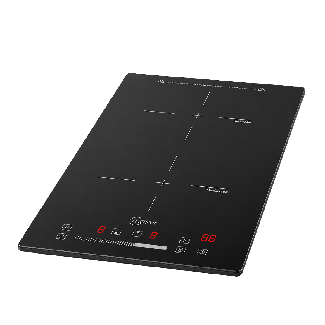 30cm 2 Zones Domino Induction Hob with Slider