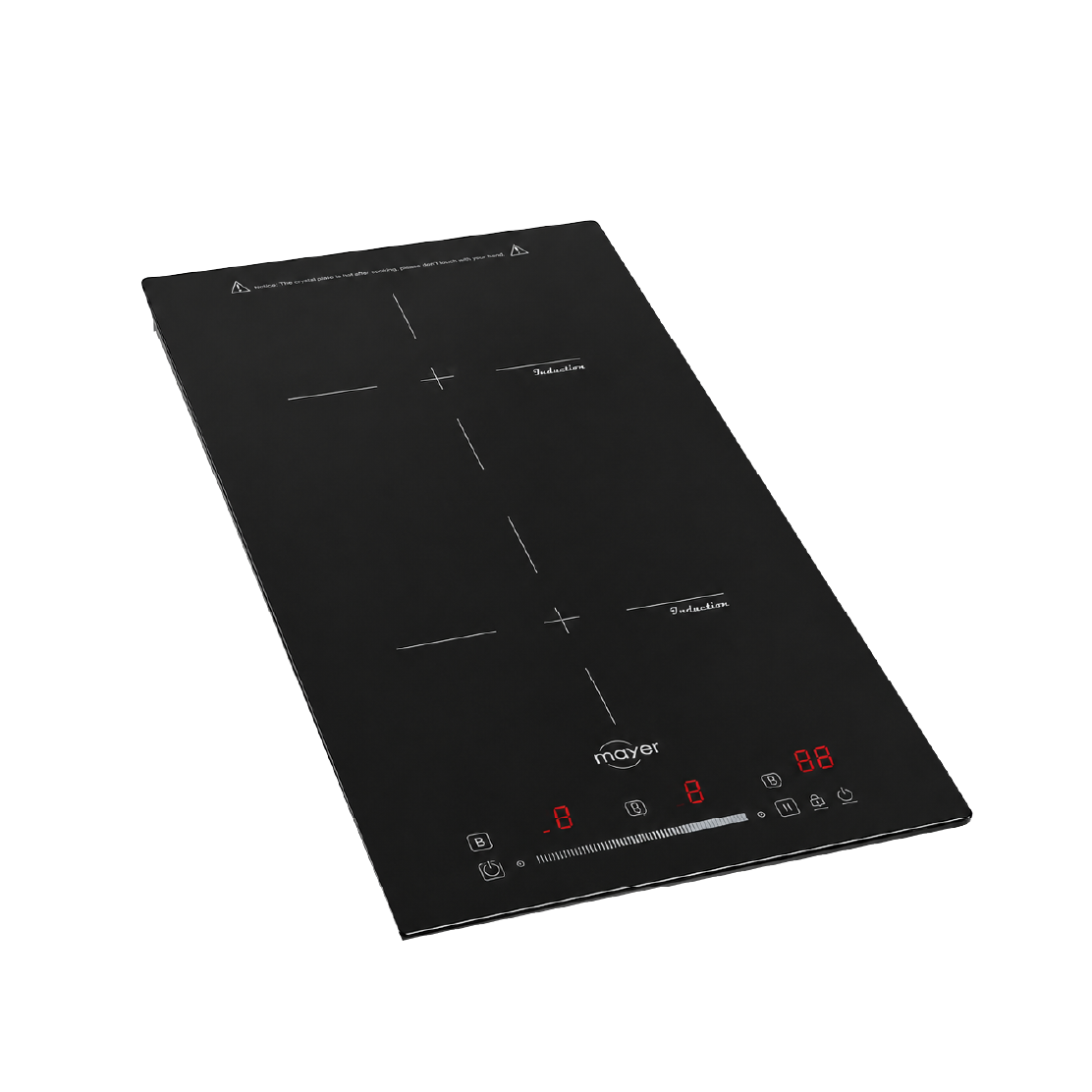 30cm 2 Zones Domino Induction Hob with Slider