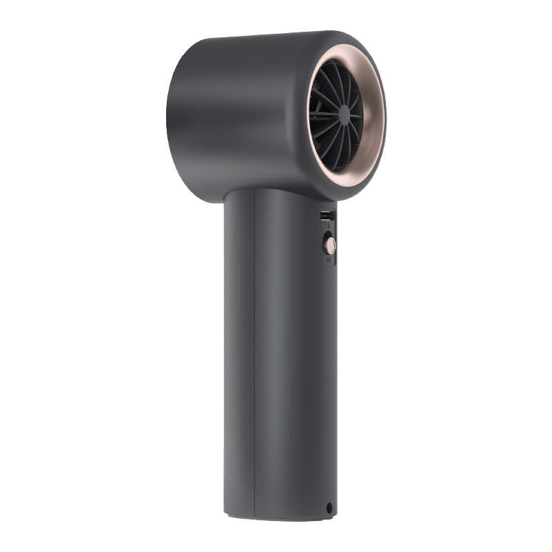 AirZee Pro - High Speed Turbo USB Fan with Cooling Conductor Black Grey