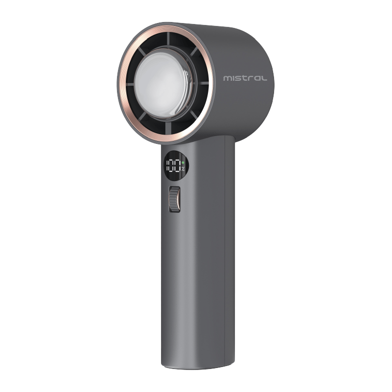 AirZee Pro - High Speed Turbo USB Fan with Cooling Conductor Black Grey