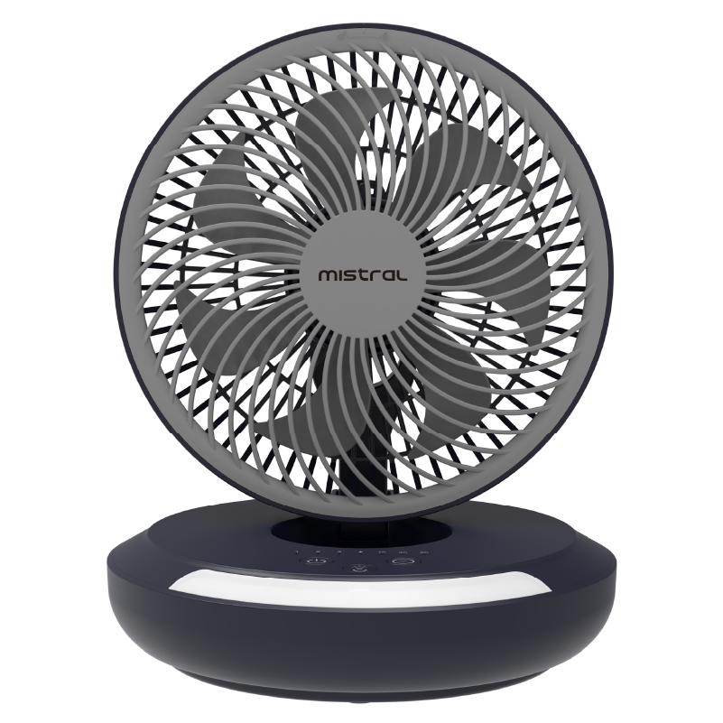 AirZee Plus - 6" Rechargeable Foldable USB Fan with Moodlight