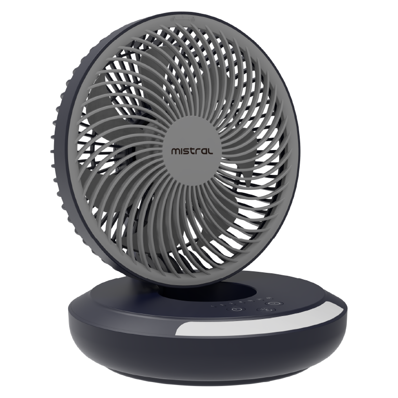 AirZee Plus - 6" Rechargeable Foldable USB Fan with Moodlight