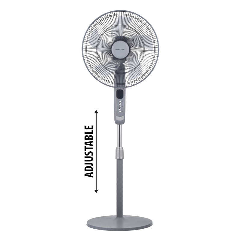 16" DC Stand Fan with Remote - SG60 EXCLUSIVE with AC Adapter