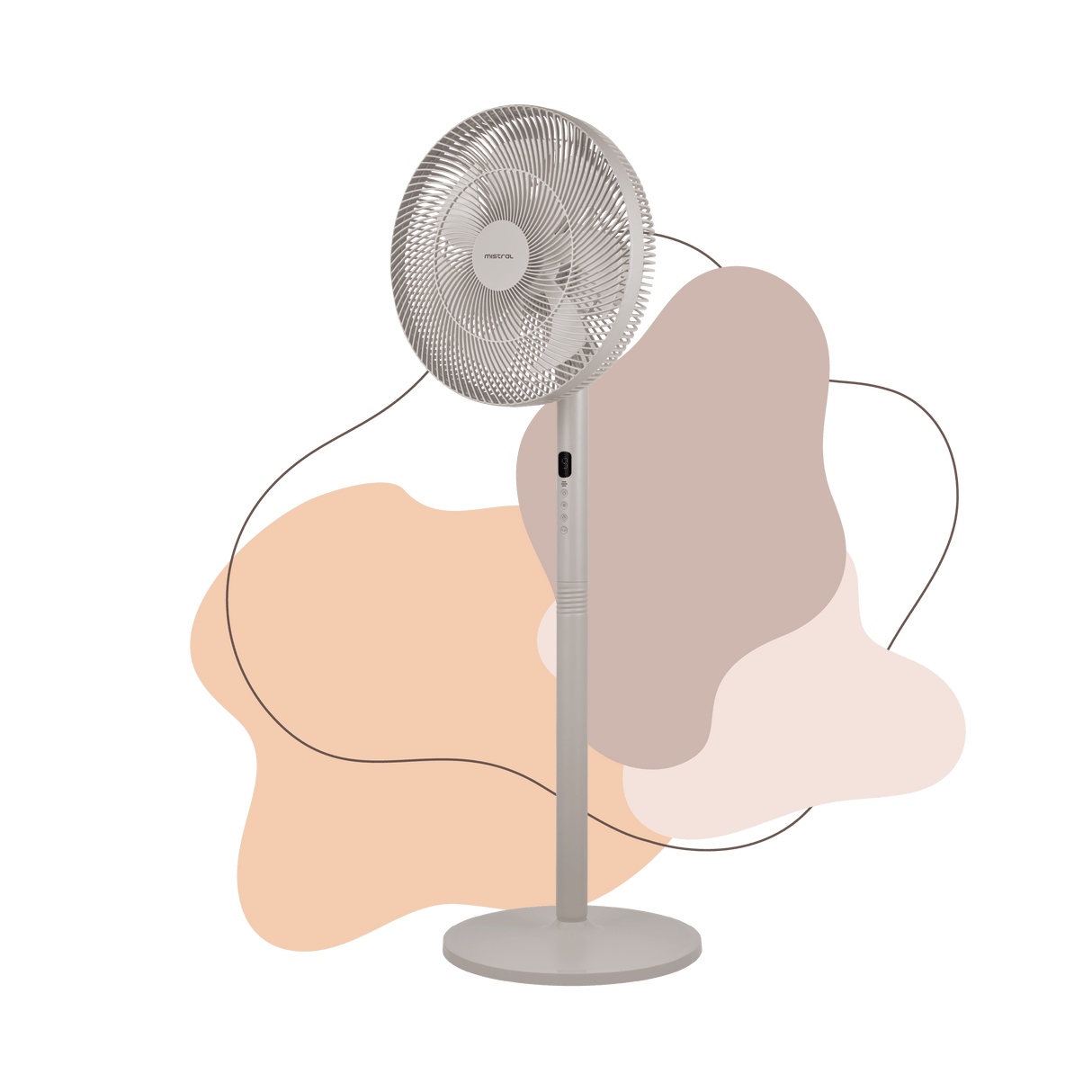 12" DC High Velocity Stand Fan with Remote
