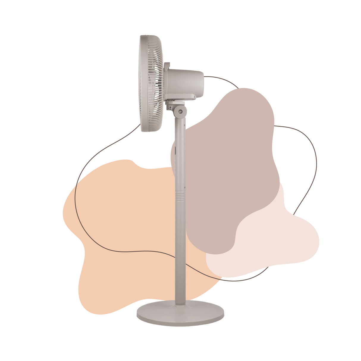 12" DC High Velocity Stand Fan with Remote