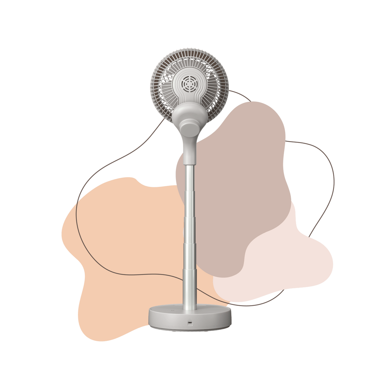 6" DC High Velocity Desk Fan with Remote