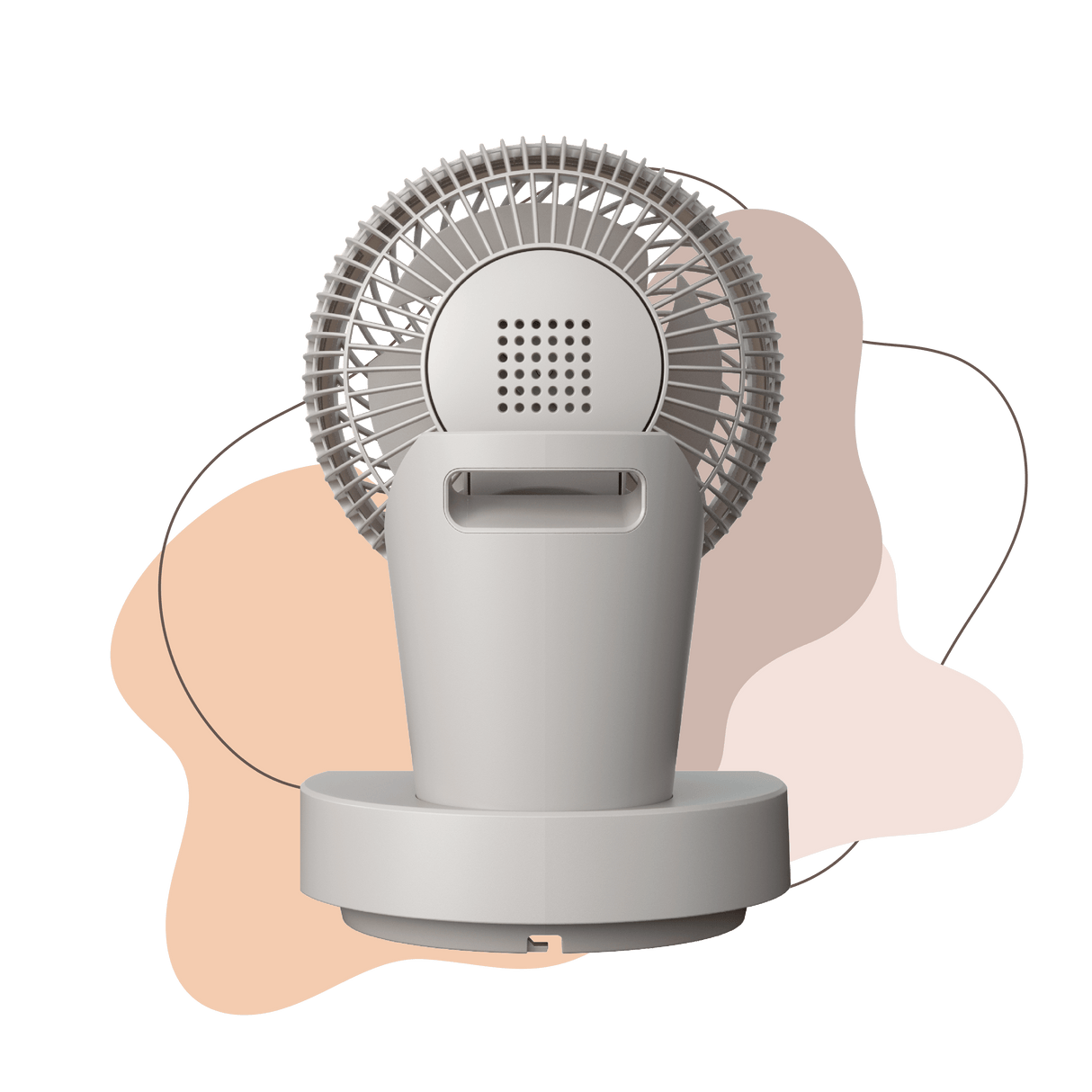 6" DC High Velocity Desk Fan with Remote