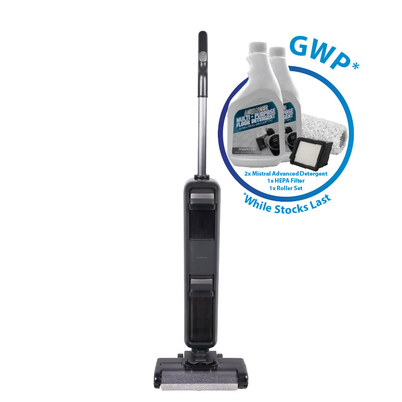 Cordless Floor Washer Vacuum Cleaner with Self-cleaning