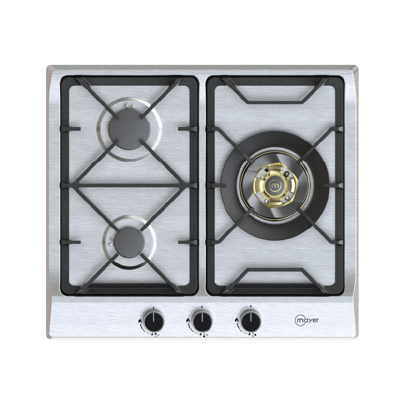 60cm 3 Zone Stainless Steel Hob