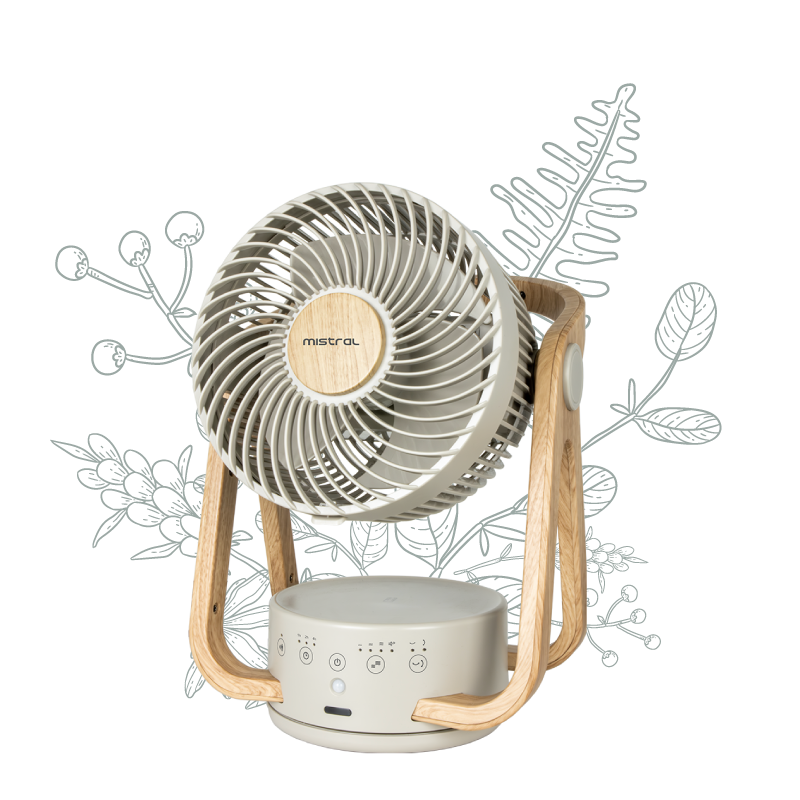 8" DC High Velocity Fan with Remote