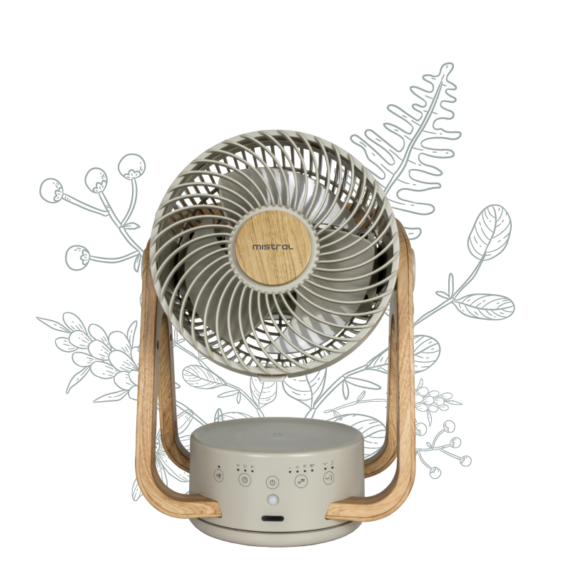 8" DC High Velocity Fan with Remote