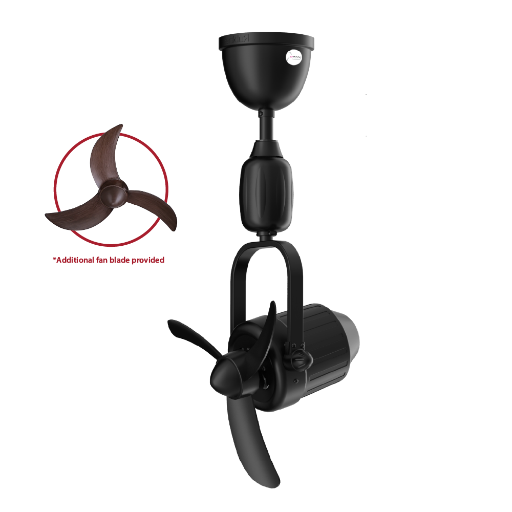 16" Corner / Ceiling / Wall Fan with Remote