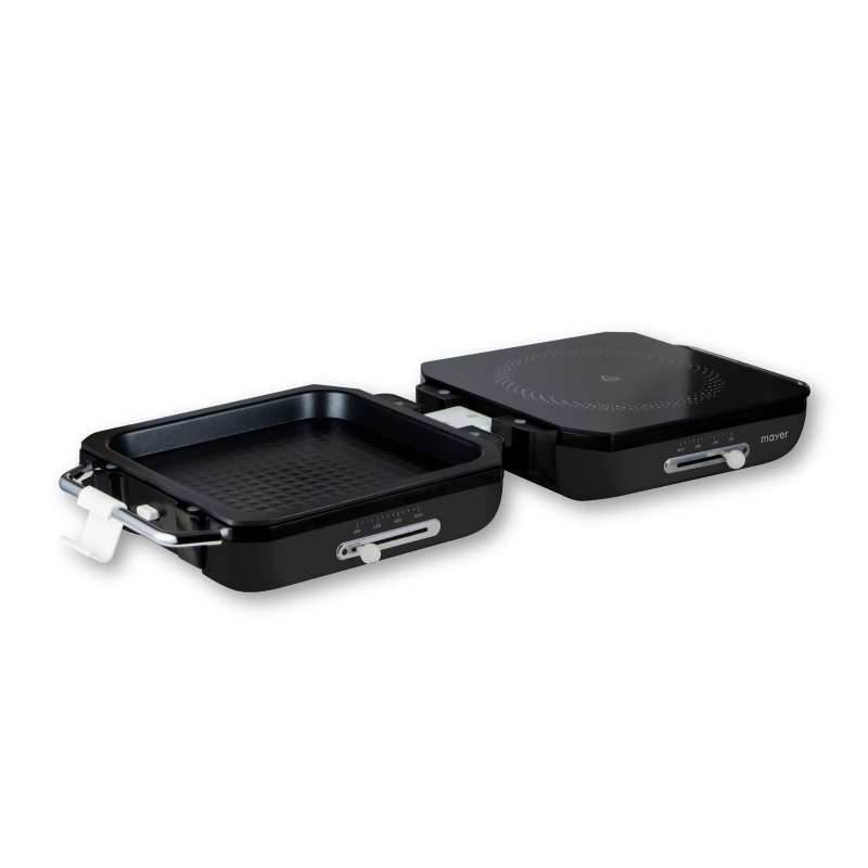 Foldable Multi-Functional Ceramic Cooker with Grill