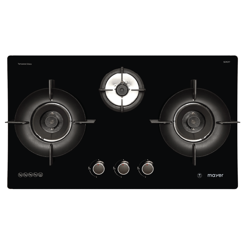 76cm 3 Burner Gas Hob