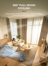 6" DC High Velocity Desk Fan With Remote