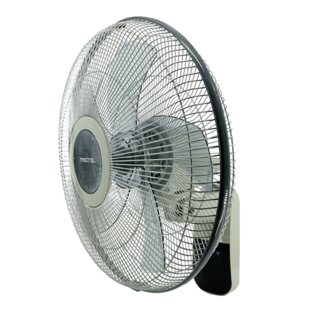 16" DC Wall Fan with Remote Control Grey