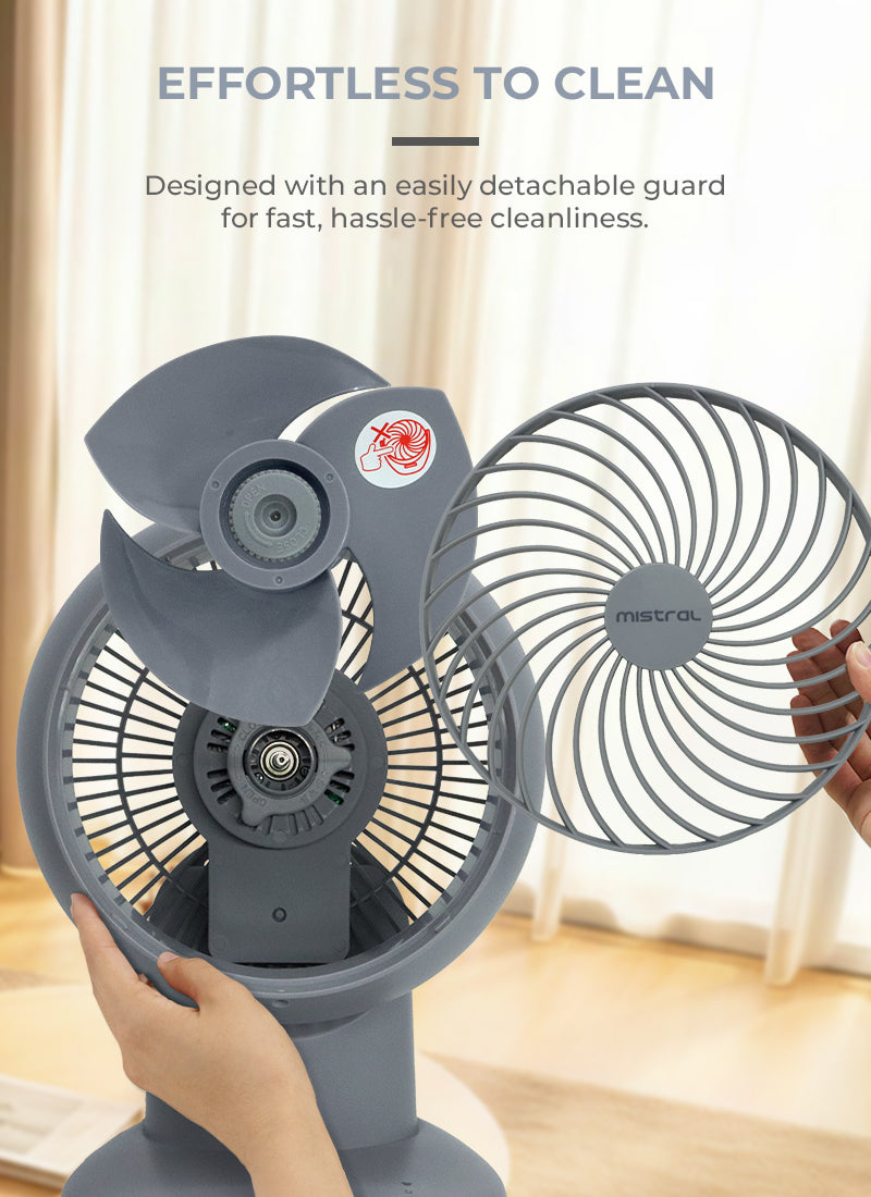 6" DC High Velocity Desk Fan With Remote