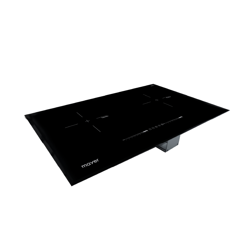 90 cm Semi-integrated Hood with Oil Tray + 75cm 2 Zone Hybrid Hob with Slider