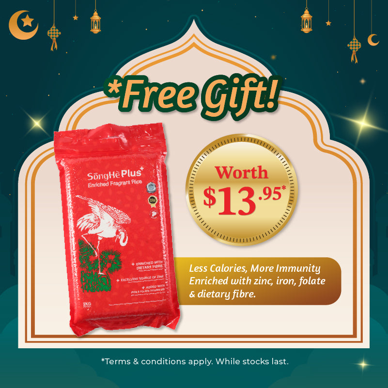 [Not For Selling] SongHe Plus Enriched Fragrant Rice 2KG Worth $13.95