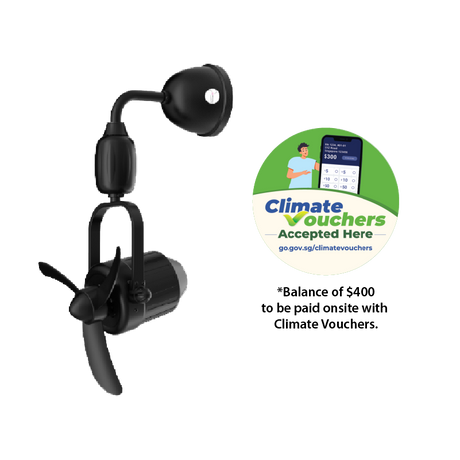 [Climate Voucher] 16" Corner / Ceiling / Wall Fan with Remote