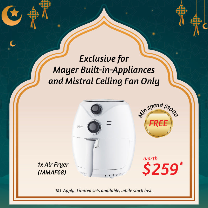 [Not For Selling] Min Spend $1000 Gift - 2.6L Air Fryer worth $259