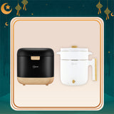 [Raya Bundle] 0.8L Digital Rice Cooker + 2L Electric Cooker
