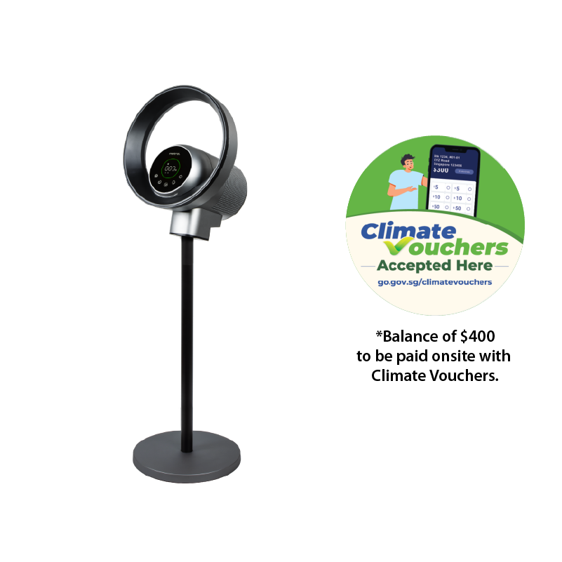 [Climate Voucher] 46" Blade Free Fan with Air Purifier