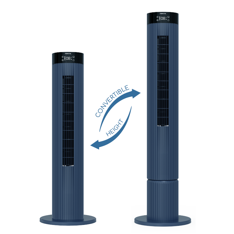 43" DC Turbo Tower Fan with Wifi & Remote