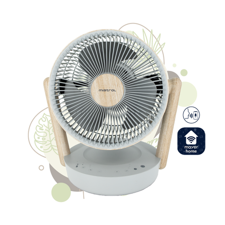 10” DC High Velocity Desk Fan With WIFI & Remote