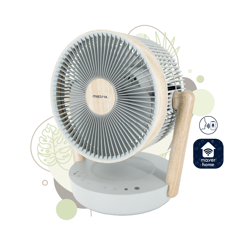 10” DC High Velocity Desk Fan With WIFI & Remote