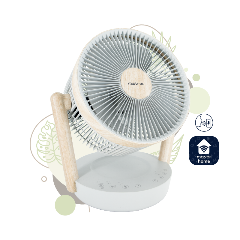 10” DC High Velocity Desk Fan With WIFI & Remote