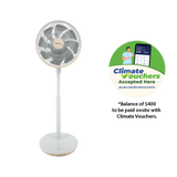 [PRE-ORDER] [Climate Voucher] 14” DC High Velocity Stand Fan with WIFI  & Remote