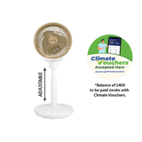 [Climate Voucher] 7” DC High Velocity Stand Fan