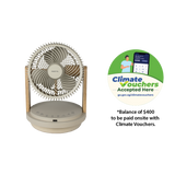 [Climate Voucher] 8" Double Blade DC High Velocity Fan with Remote
