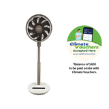 [Climate Voucher] 12" DC High Velocity Moodlight Fan with Remote - Moonlight