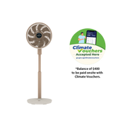 [Climate Voucher] Summer Breeze 12" DC High Velocity Stand Fan with Wi-Fi & Remote Mid-night Blue / Peach Créme / Sky Blue