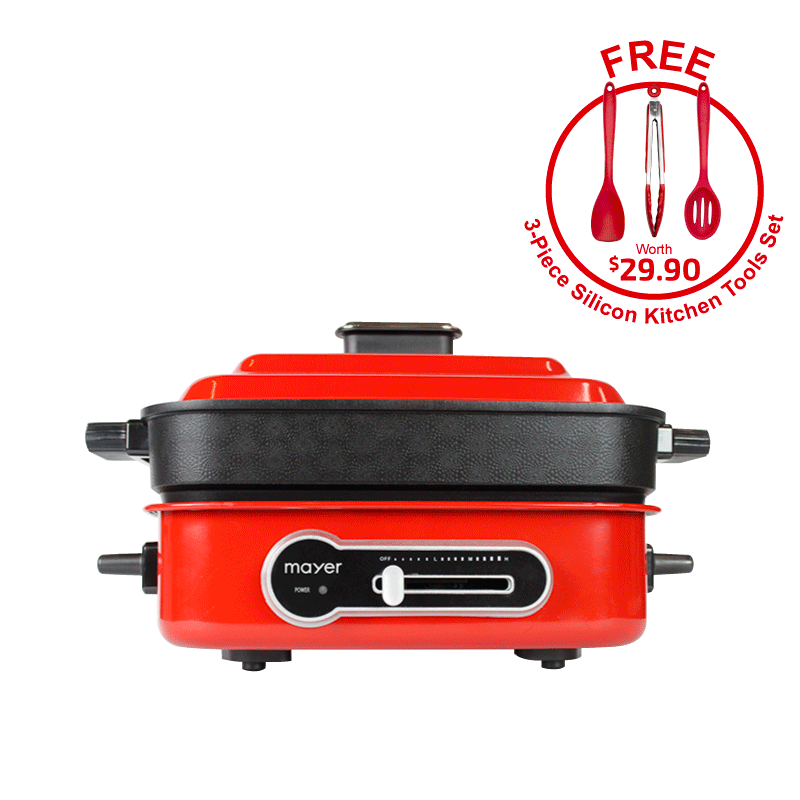 4L Multi-Cooker FREE 3-pcs Silicon Kitchen Tools Set worth $29.90