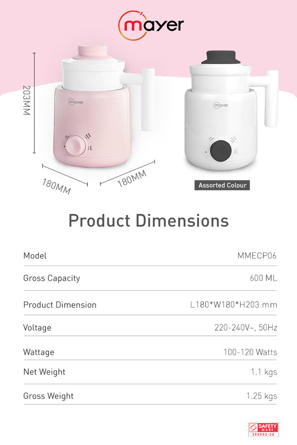 Electric Cooker with Ceramic Pot Specification