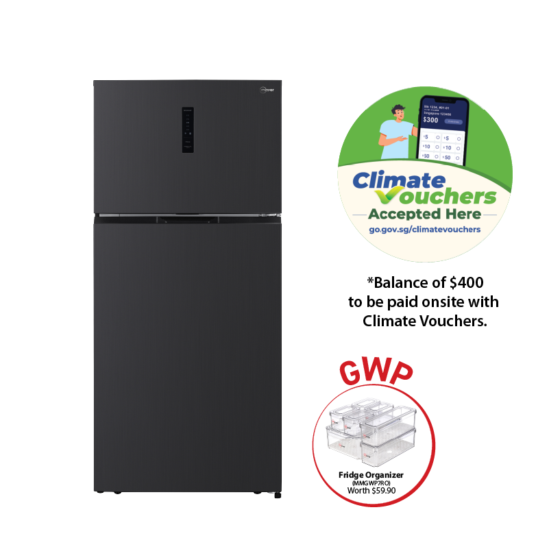 [Climate Voucher] 480L 2-Door Frost Free Top Mount Freezer Fridge