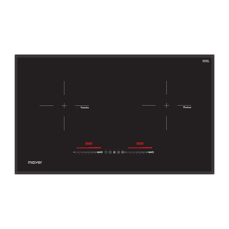 90 cm Semi-integrated Hood with Oil Tray + 75cm 2 Zone Hybrid Hob with Slider