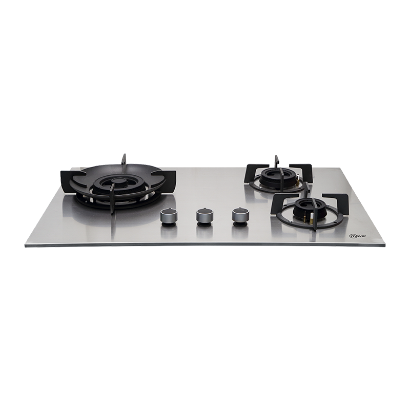 75cm 3 Zone Stainless Steel Gas Hob