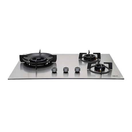75cm 3 Zone Stainless Steel Gas Hob
