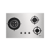 75cm 3 Zone Stainless Steel Gas Hob