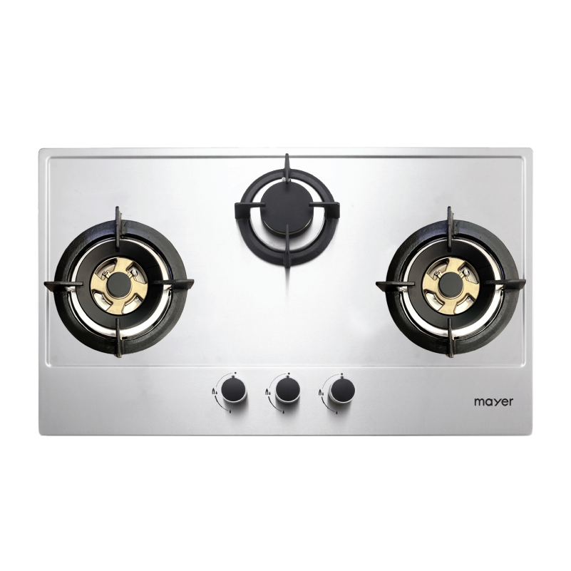 75cm 3 Burner Stainless Steel Gas Hob