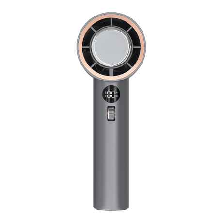 AirZee Pro - High Speed Turbo USB Fan with Cooling Conductor Black Grey